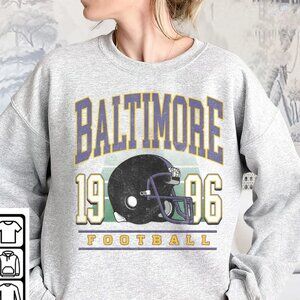 1996 Baltimore Ravens football Sweatshirt, Baltimore Ravens Football Shirts Tee